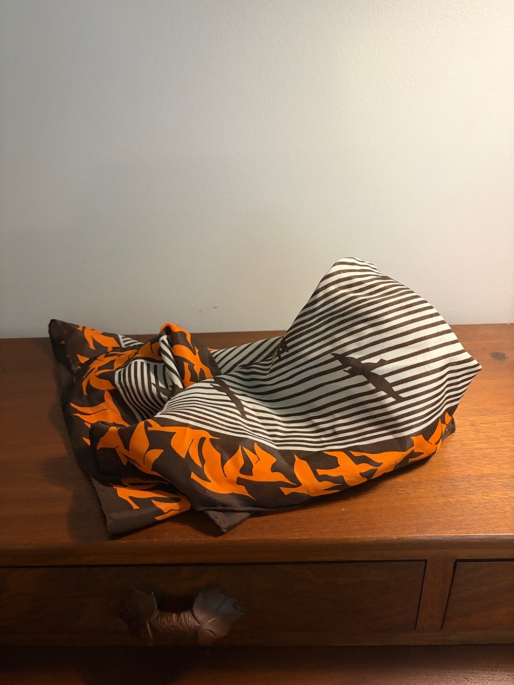 Mid century Silk scarf